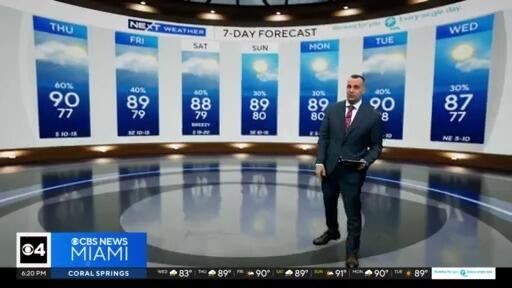 South Florida sees more rain and humidity as king tides are expected this weekend — CBS Miami, Delray Beach Community news