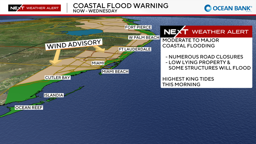 South Florida king tides peak Tuesday continuing risk of coastal flooding from Fort Lauderdale to Miami — Delray Beach Sports news