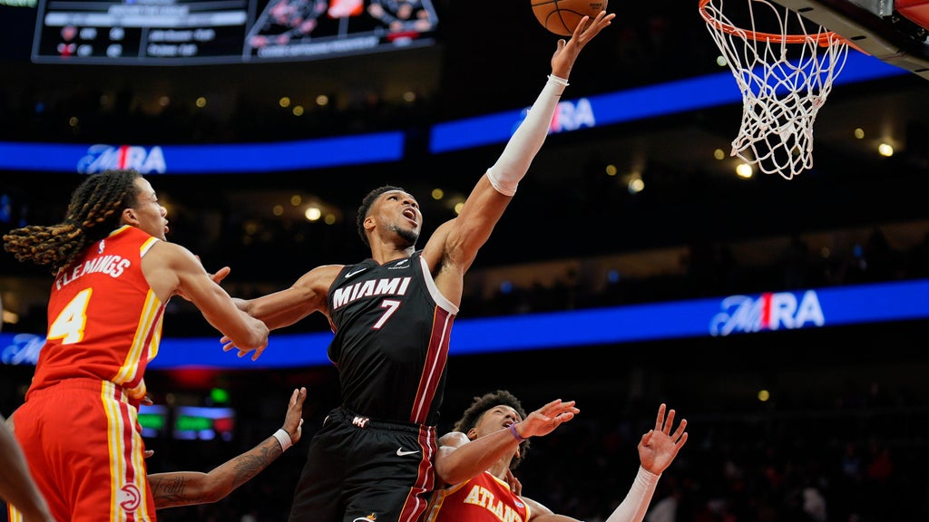 Giannis Antetokounmpo scores 24 points, 18 rebounds as the Heat beat the Hawks 129-117 for first win — Delray Beach Sports news