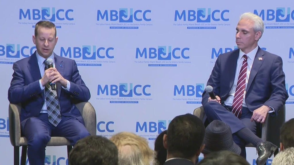 Scott Singer and Jared Moskowitz meet for second congressional forum in Miami Beach — Delray Beach Community news