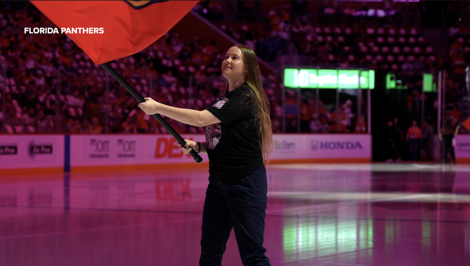 Florida Panthers host fifth annual 'Pink in the Rink' night to honor breast and cervical cancer survivors — WPTV Sports, Delray Beach Health news