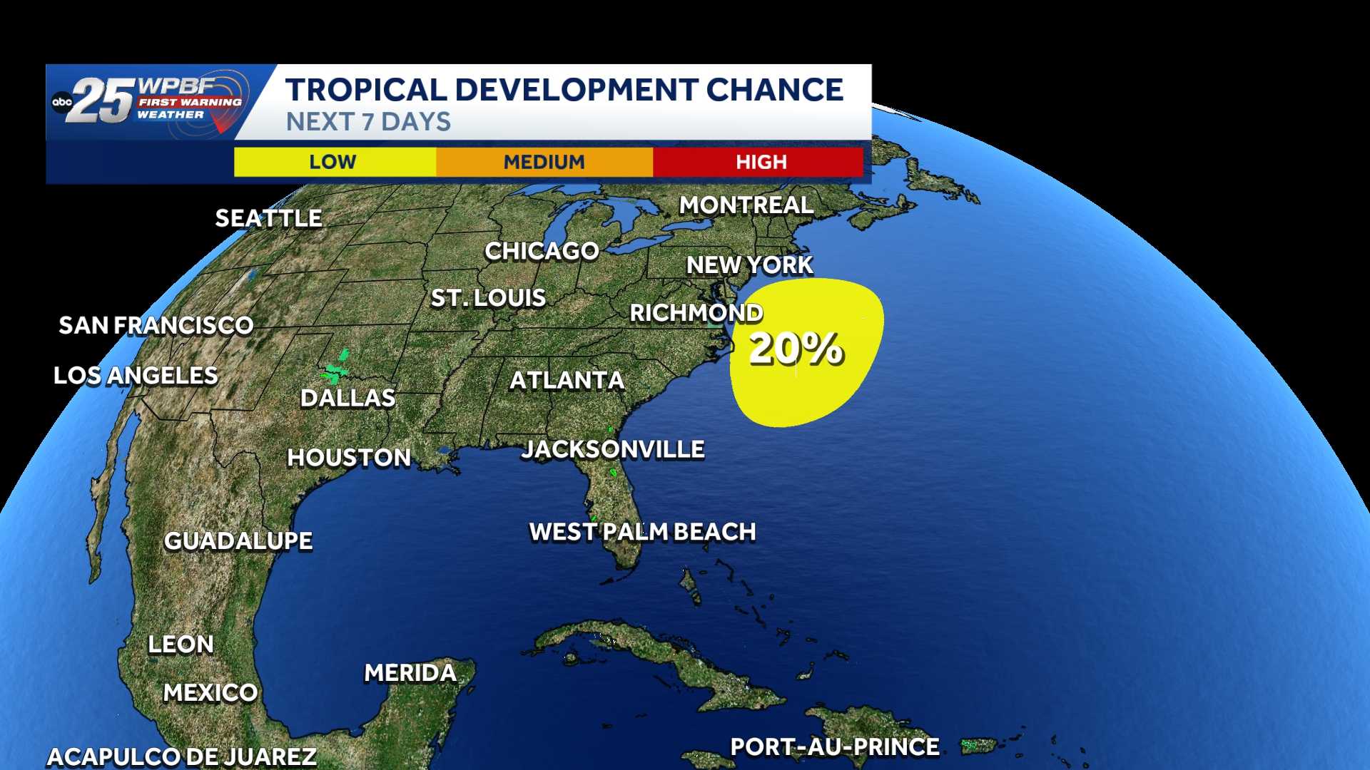 National Hurricane Center tracks possible low-pressure system off Mid-Atlantic coast — WPBF West Palm Beach, Delray Beach Community news