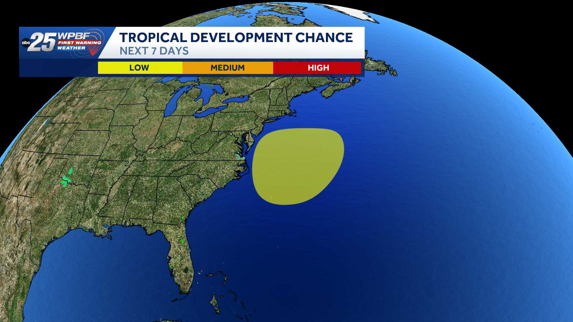 National Hurricane Center tracks possible low-pressure system off Mid-Atlantic coast — WPBF West Palm Beach