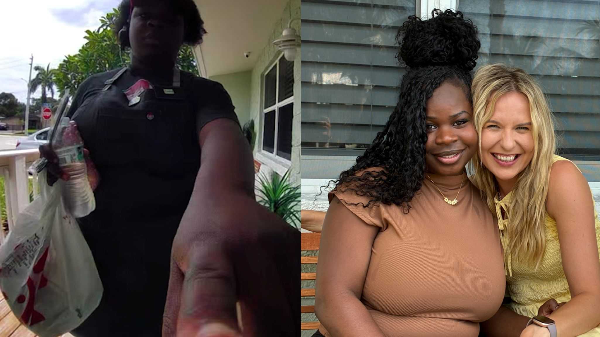 She asked a stranger to sit on her porch. What happened next went viral — WPBF West Palm Beach