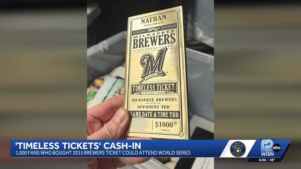 Brewers fan hopes 'Timeless Ticket' secures World Series seat — WPBF Sports Palm Beach, Delray Beach Sports news