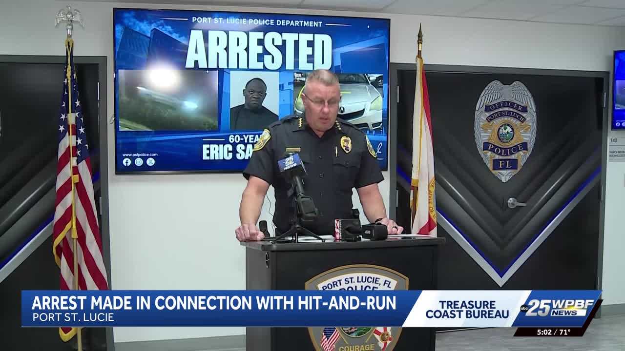 Port St. Lucie police arrest suspect in hit-and-run that left victim in ICU — WPBF West Palm Beach, Delray Beach Community news