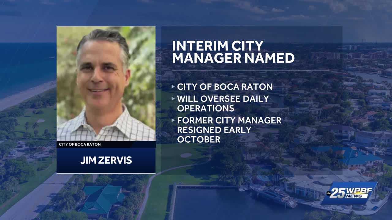 Boca Raton names Jim Zervis as interim city manager — Delray Beach Government news