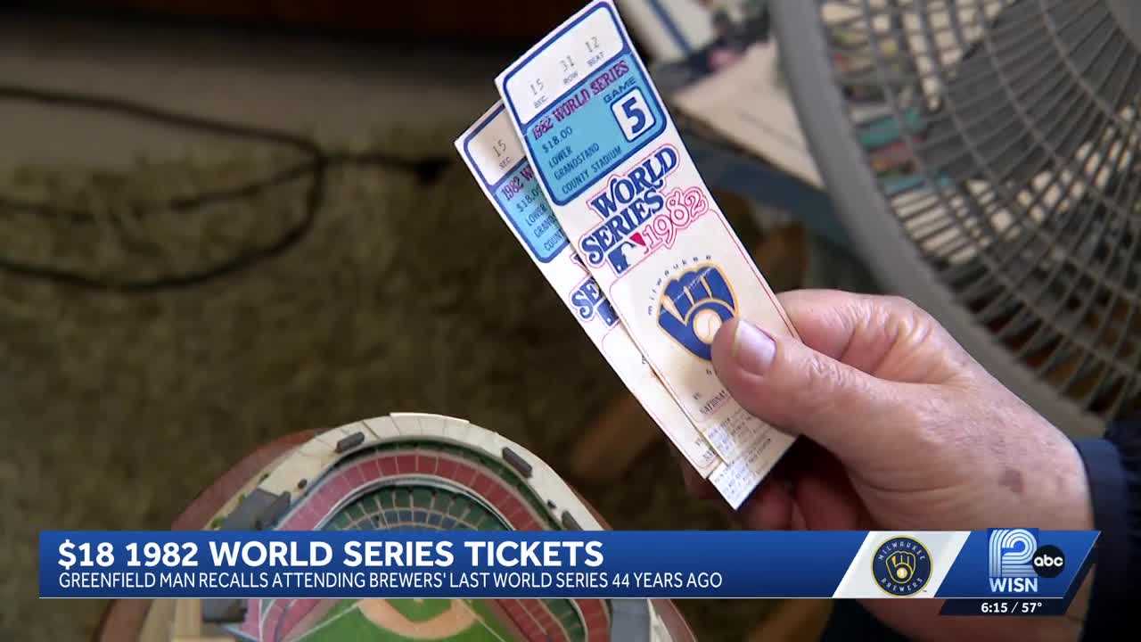 Brewers fan holds onto 1982 World Series ticket stub for 44 years — WPBF Sports Palm Beach, Delray Beach Sports news