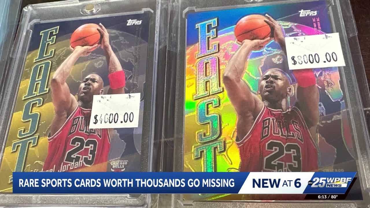 Stuart shop owner seeks answers after high-value basketball cards go missing — WPBF West Palm Beach, Delray Beach Business news