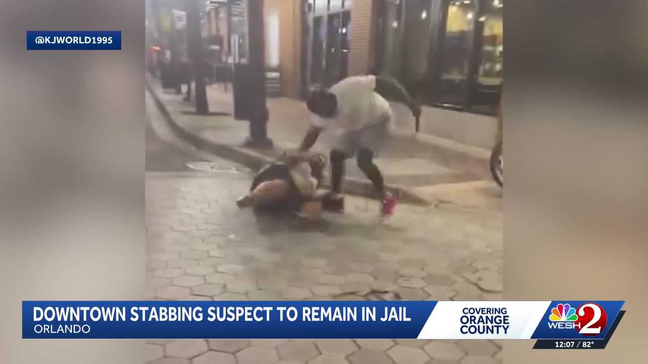 Downtown Orlando stabbing suspect ordered to remain in jail without bond — WESH 2 Orlando, Delray Beach Business news