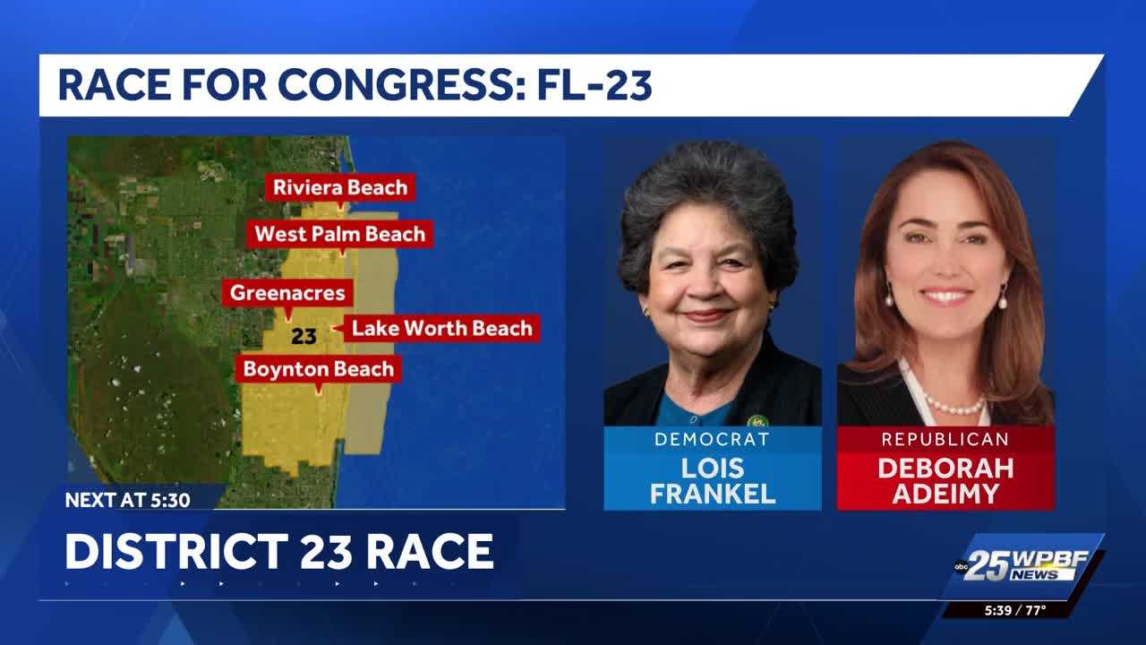 Frankel, Adeimy square off in Florida's redrawn 23rd District — Delray Beach Community news