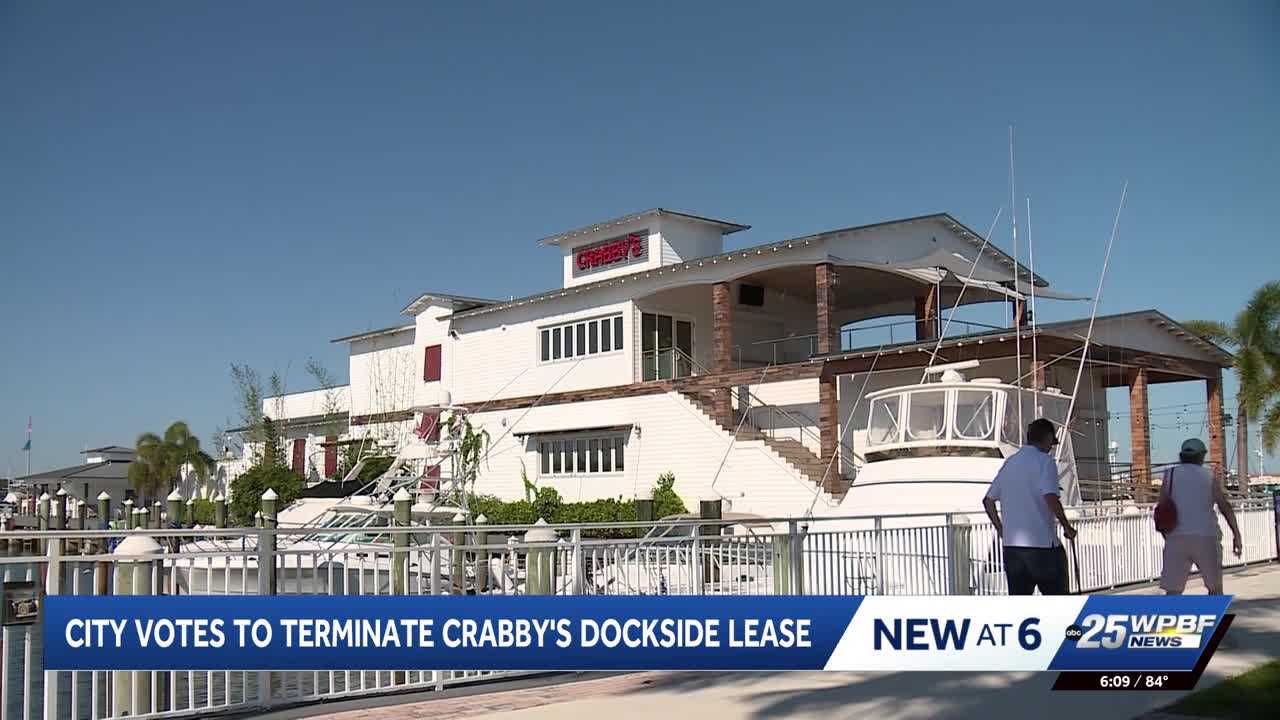 Fort Pierce ends lease with Crabby's Dockside operator over unpaid bills — WPBF West Palm Beach, Delray Beach Dining news